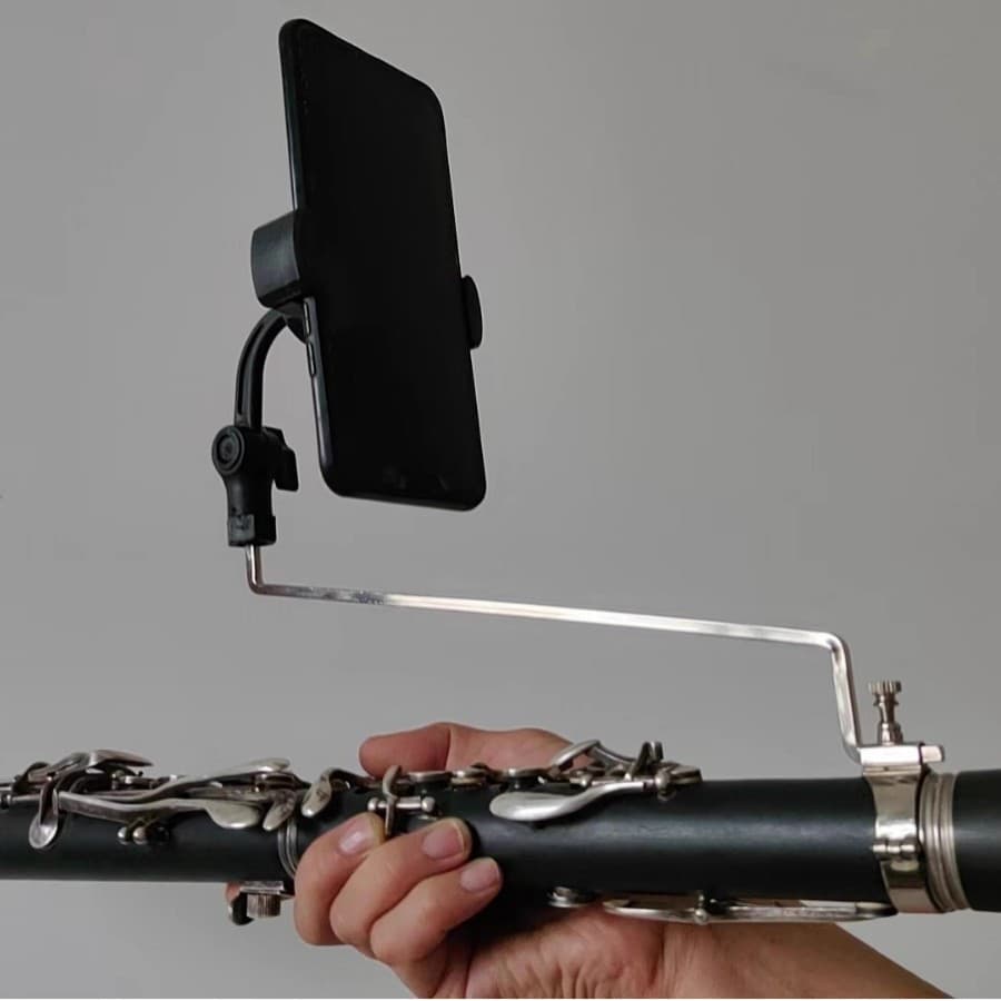 Clarinet Phone Holder for Sheet Music Accompaniment Instrument Accessory