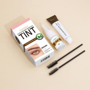 New Cross-border Eyebrow Tint Kit Wholesale Waterproof Quick-dry Semi-permanent Eyebrow Gel for Beauty Stores