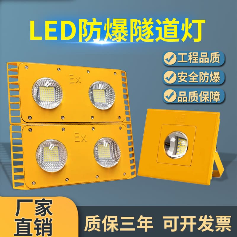 Tunnel Light LED Explosion-Proof Light, Warehouse Outdoor Light 100W 200W Gas Station Marine Low Voltage 24V 36V Floodlight