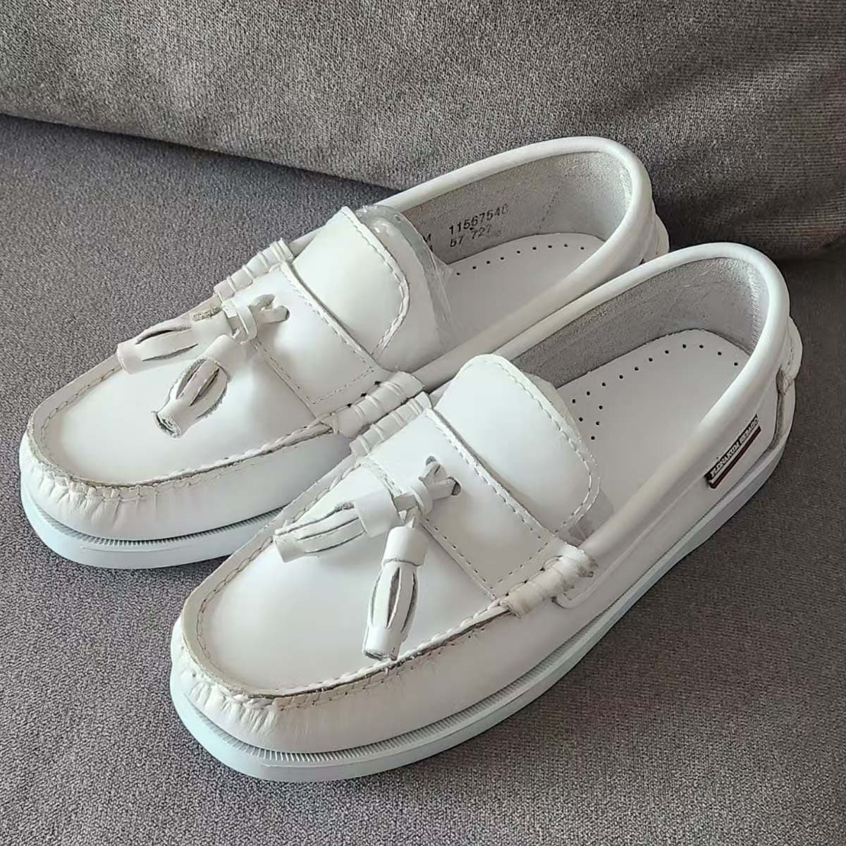 Safety Shoes Handmade Cowhide Non-SEBAGO Boat Shoes Cowhide Non-Slip Shoes African Shoes Tianjin Factory Shoes