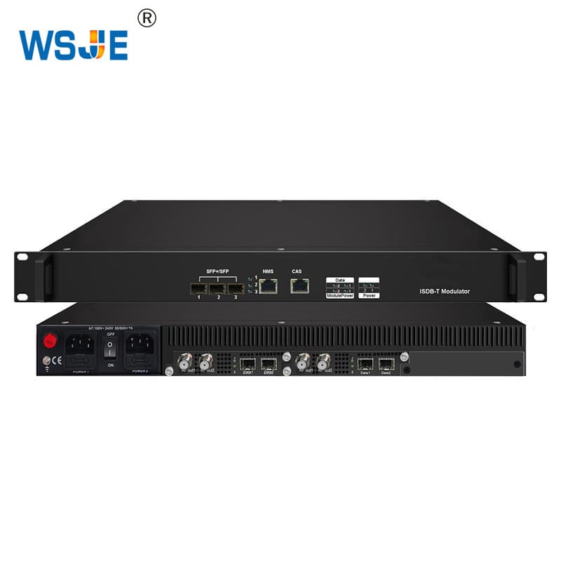 IP Modulator 48-Channel 24-Channel IP to DVB-T Digital Cable ISDB-T Encoding Broadcast TV Equipment Headend