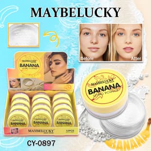 MAYBELUCKY BANANA POWDER Banana Setting Powder Matte Loose Powder Cross-Border Exclusive