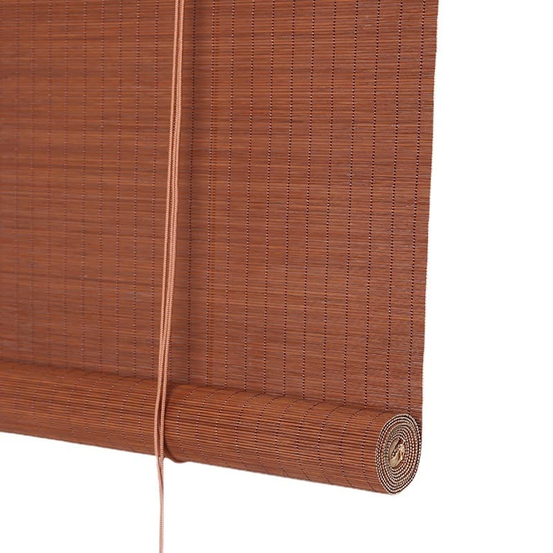 Wholesale Cross-border Bamboo Blinds, Curtains, Roller Blinds for Sunshade and Partition, Balcony, Office, Tea Room, No-drill Bamboo Weaving