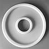 Striped Round Silicone Mold Circular Plate Silicone Casting Tray with Groove Plaster