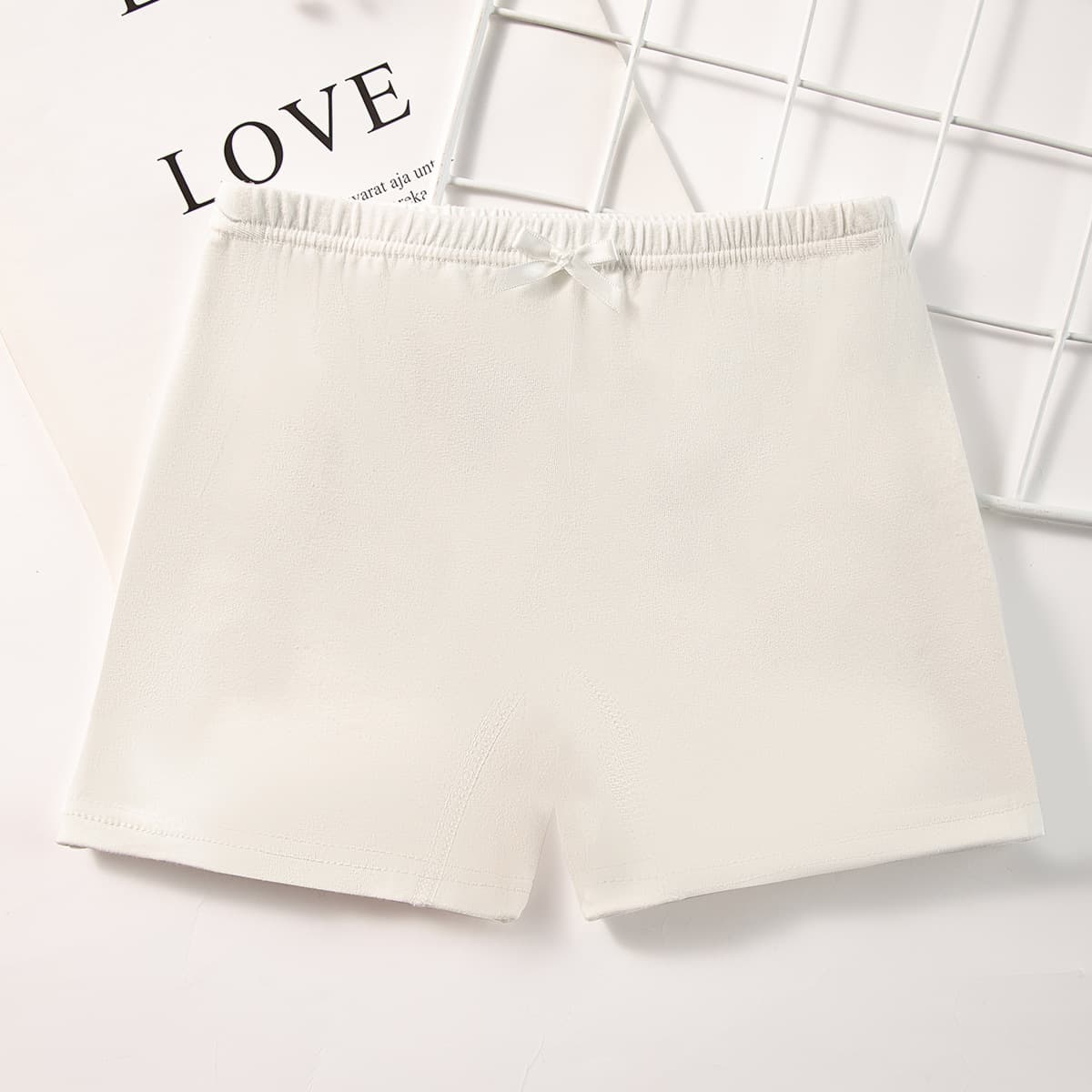 Girls Summer Base Layer Thin Shorts, Children's A-Class Pure Cotton Four-Corner Shorts, Safety Shorts for Toddler and Big Girls