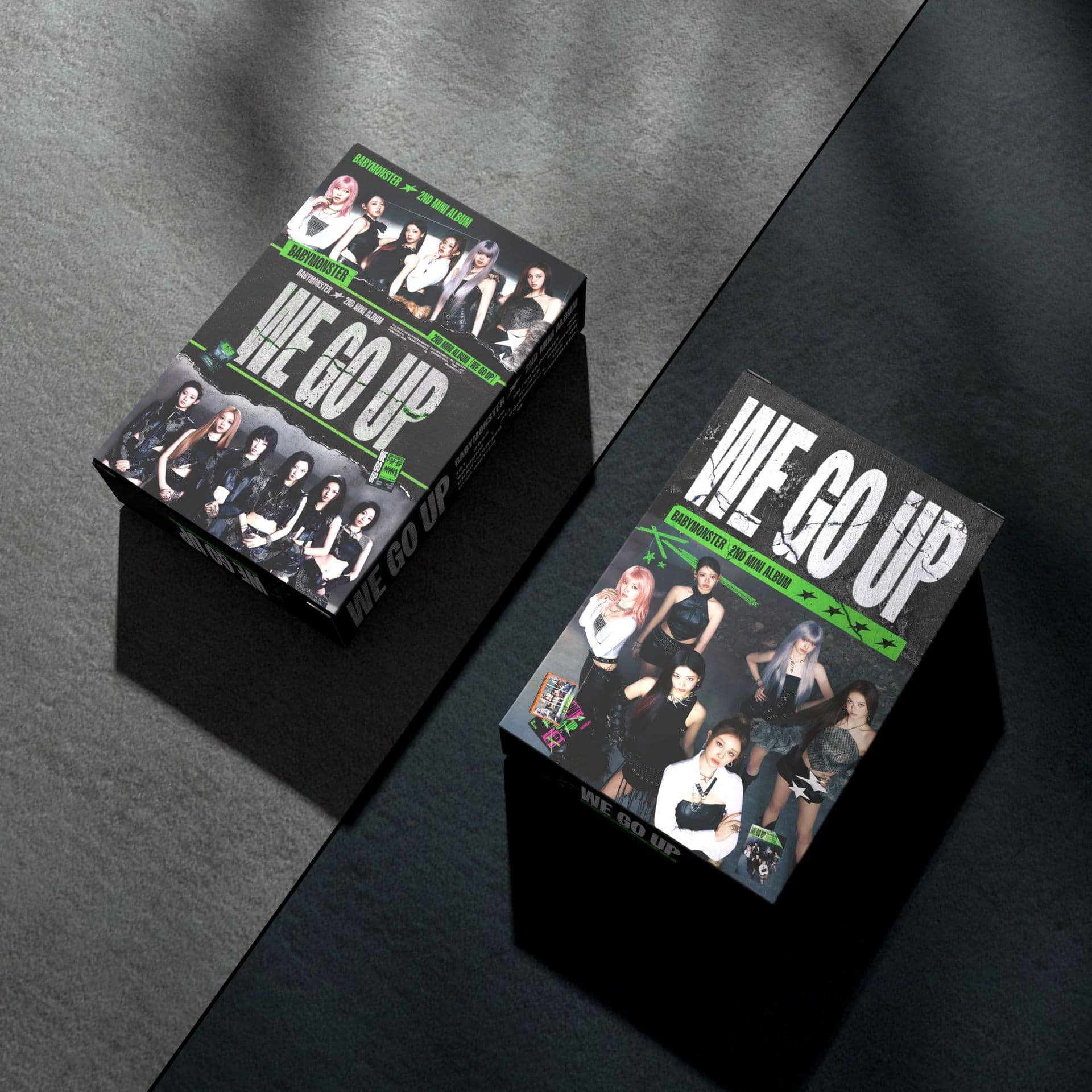 55 BABYMONSTER peripheral cards KPOP baby monster mini album WE GO UP collection lomo card