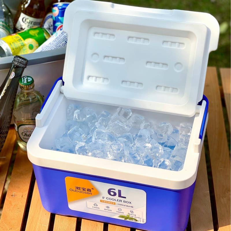 Commercial Insulated Box for Street Vending Ice Storage Cooler Outdoor Food-Grade Ice Cream Car Refrigerator Storage Bucket