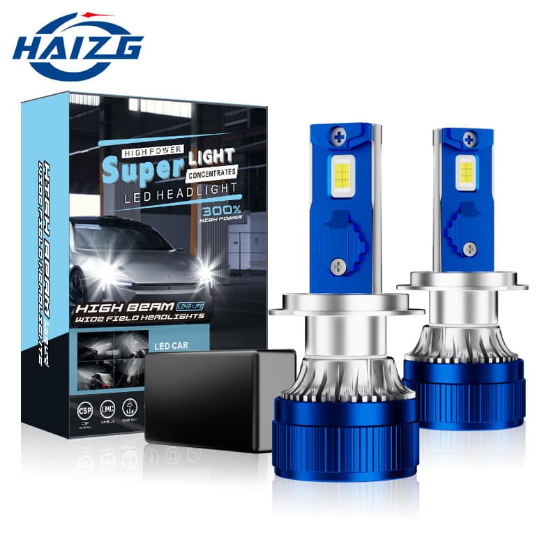 HAIZG cross-border specializes in wholesale of C8 car LED large bulbs H4 modified headlight decoding without stroboscopic lights
