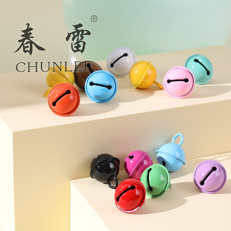 22mm Tiger Bell Colorful Christmas Ornaments Small Bells Candy-colored Accessories Painted Bell Collar Decor