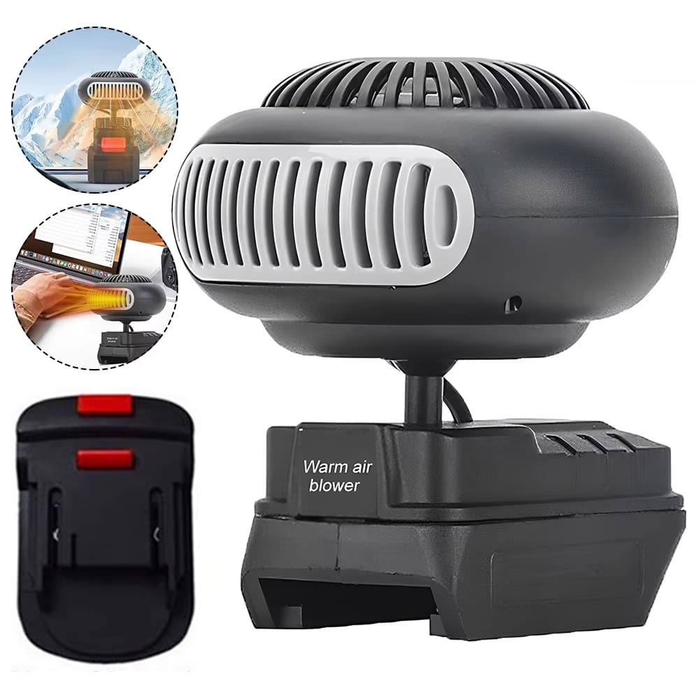 Wireless Lithium Battery Heater, Warmer, Electric Tricycle Car Window Defogger, Construction Site Outdoor Hand Warmer Fan