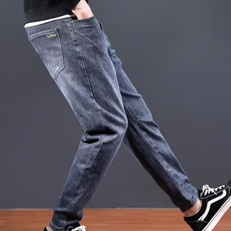 2209 Jeans Men's Loose plus size Summer Thin New Stretch Leg Casual All-match Trousers Men's Pants
