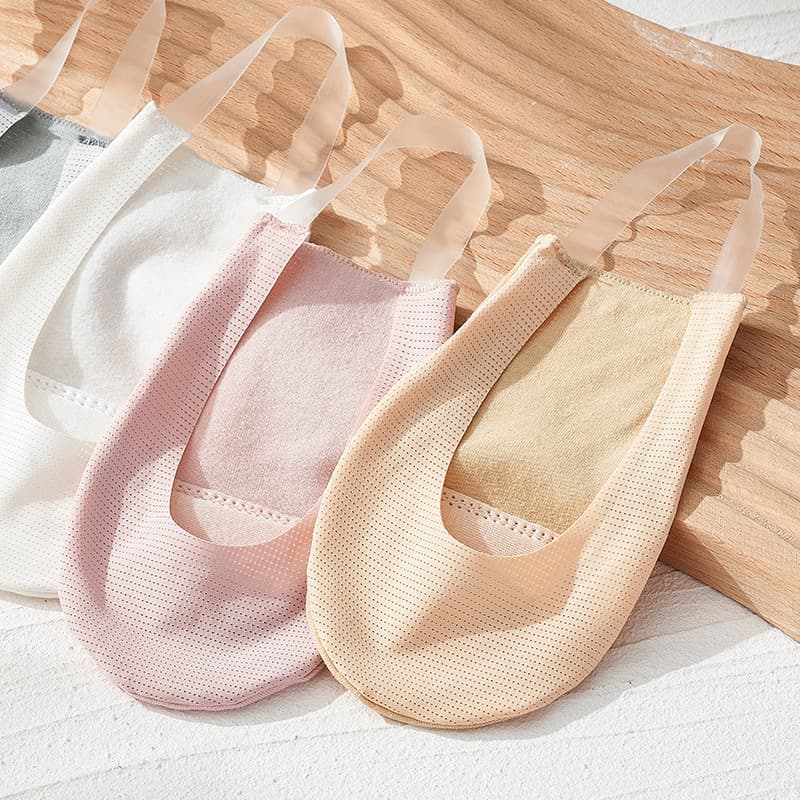 Invisible Socks for Women Non-Slip Spring Summer New Anti-Slip Non-Binding Foot Bottom Sponge Cushion Thin Strap High Heel Socks Wholesale