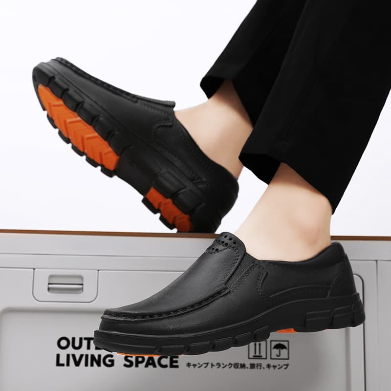Large Size Cross-Border Hotel Kitchen Chef Shoes, Non-Slip and Oil-Proof Men's Catering Work Shoes, Low-Top Slip-On Kitchen Shoes