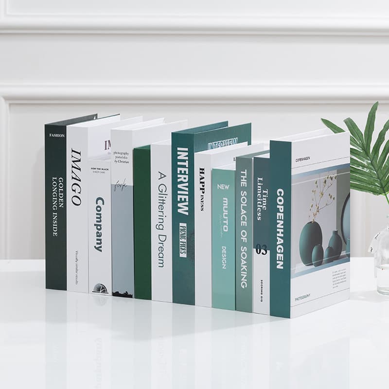 Nordic Faux Book Decoration Light Luxury Ins Style Simulation Book Ornament English Book Prop Photography Prop Book Model