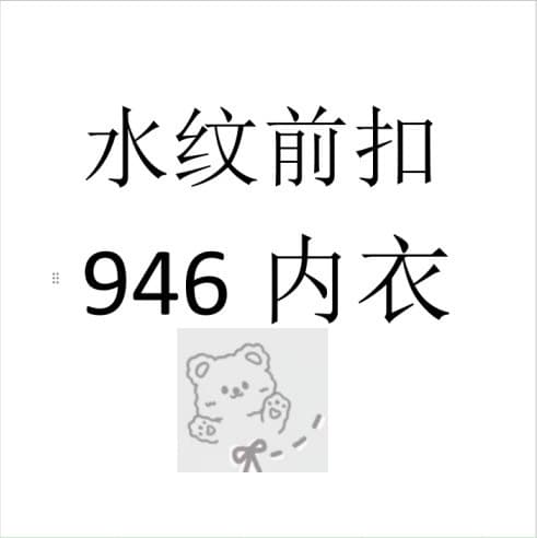 946 Water Pattern Front Closure Factory Direct Stock Cross-Border Southeast Asia Vietnam Thailand Women Seamless Comfort Push-Up Bra