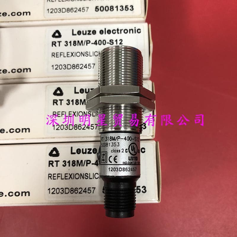 Authentic Leuze Photoelectric Switch RT 318M/P-400-S12 Photoelectric Sensor, Guaranteed Genuine or Tenfold Refund