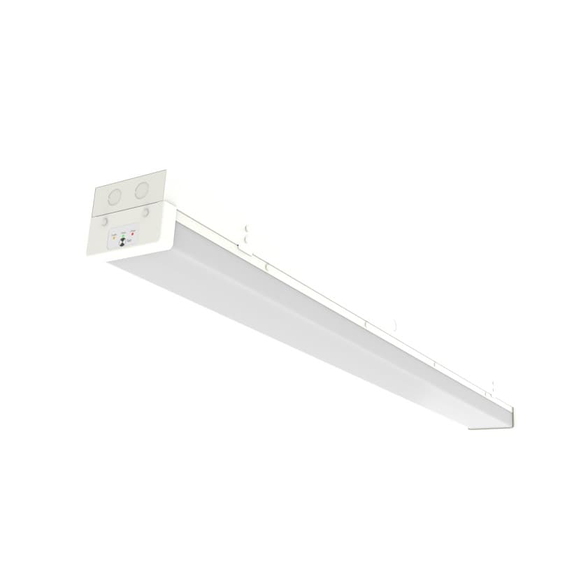 High-efficiency LED strip light for tunnels with iron brackets, industrial emergency LED light, 5-hour emergency duration, SAA certified.