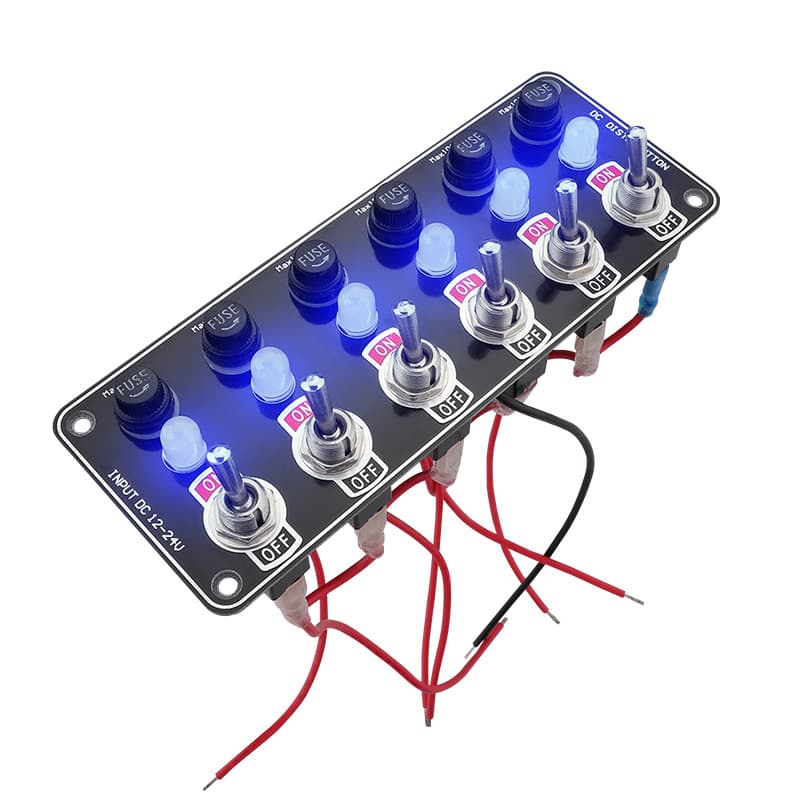 Car Accessories Replaceable Lighting Switch Panel for Insurance Seat Modification Room Manufacturer New Wholesale