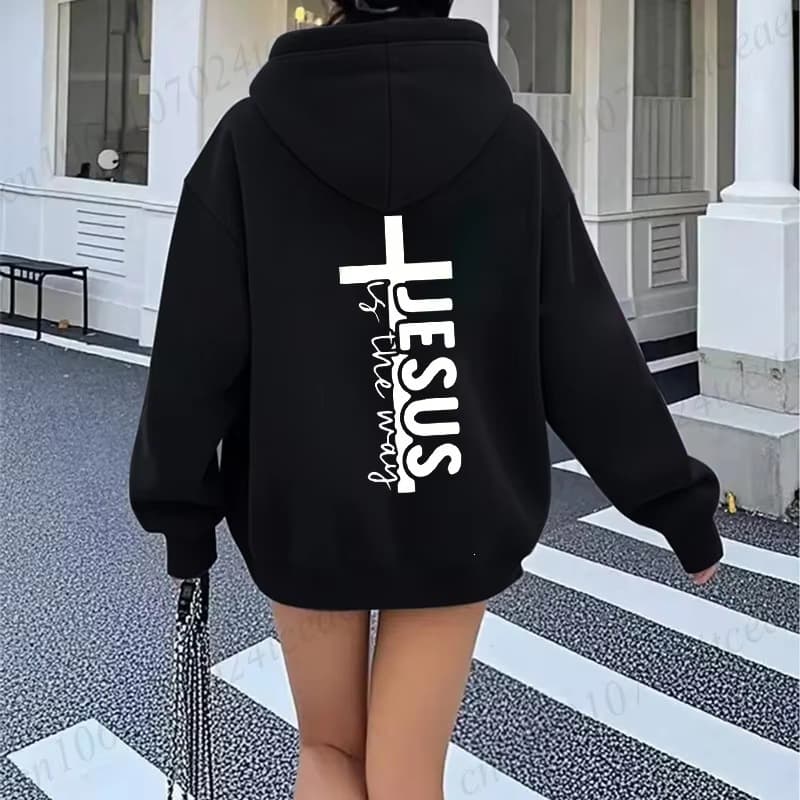 Dark Hoodie for Women and Men, Gothic Couple Style, Harajuku Oversized Letter Print Hooded Sweatshirt