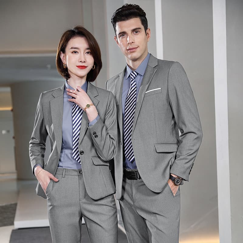 Winter Thick Suit Formal Wear Unisex Long Sleeve Suit Set Car 4S Store Workwear Slim Fit