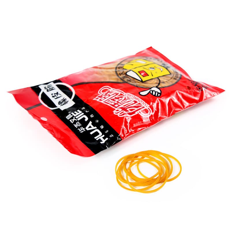 HuaJie Factory Wholesale Transparent and Yellow Vietnamese Round Rubber Bands, Elastic Industrial Rubber Bands for Office Supplies