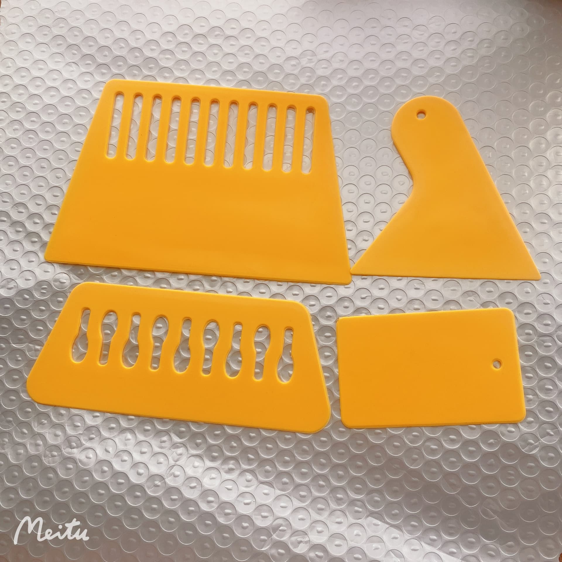Wallpaper Scraper Film Application Tool Transparent Paint Scraper Putty Plastic Scraper Cutting Knife Wholesale