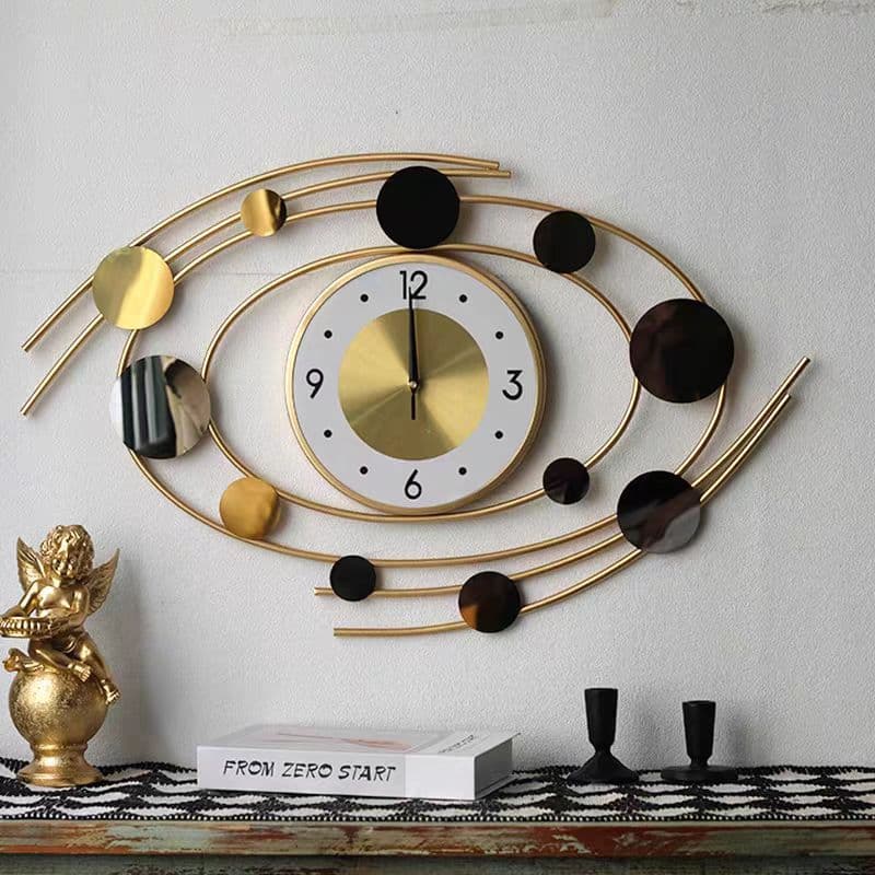 Fashionable Light Luxury Wall Clock for Living Room, Creative Home Decoration, Nordic Simple Wall Clock