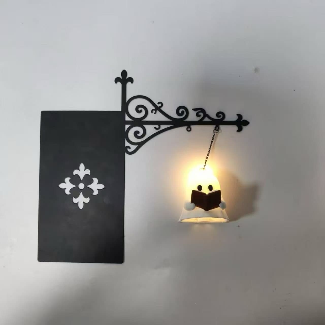 New Cross-Border Bookshelf Lantern Light Library Bookshelf Lighting Lantern Iron Craft