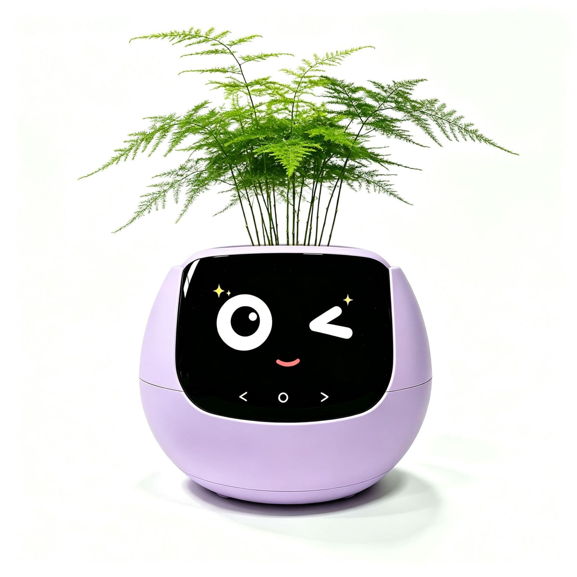 AI Smart Toy Smart Flower Pot Gift with Multiple Expressions, Interactive Sensors, Fully Automatic Remote Watering, Customizable Gift