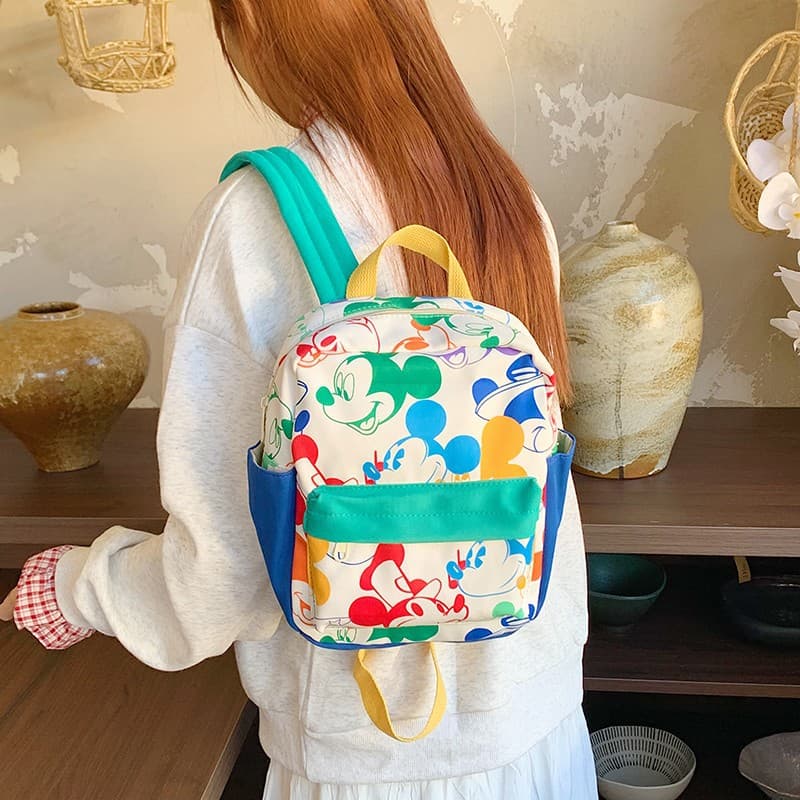 New Cute Unique Print Student Backpack Children Cartoon Versatile Kindergarten Schoolbag