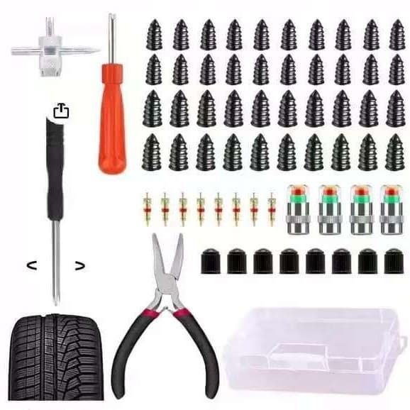 Cross-border tire patch car repair screw vacuum tire tool suitable for motorcycle and bicycle tire repair