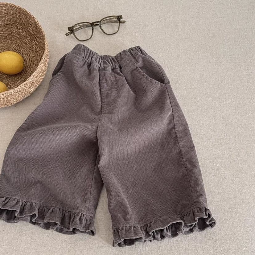 Girls Pants Korean Children's Clothing 2026 Spring Korean Style Baby Lace Casual Loose Wide Leg Pants Comfortable Straight Pants