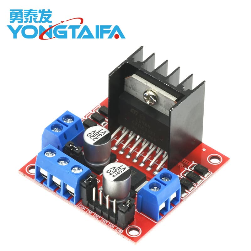 L298N Motor Driver Board Module, L298 Stepper Motor DC, Intelligent Car Robot Accessory Driver