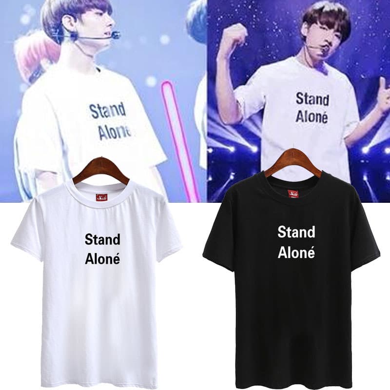 Anti-popularity Youth Club Floral Period Jungkook T-shirt Crew Neck Short Sleeves For Men Women