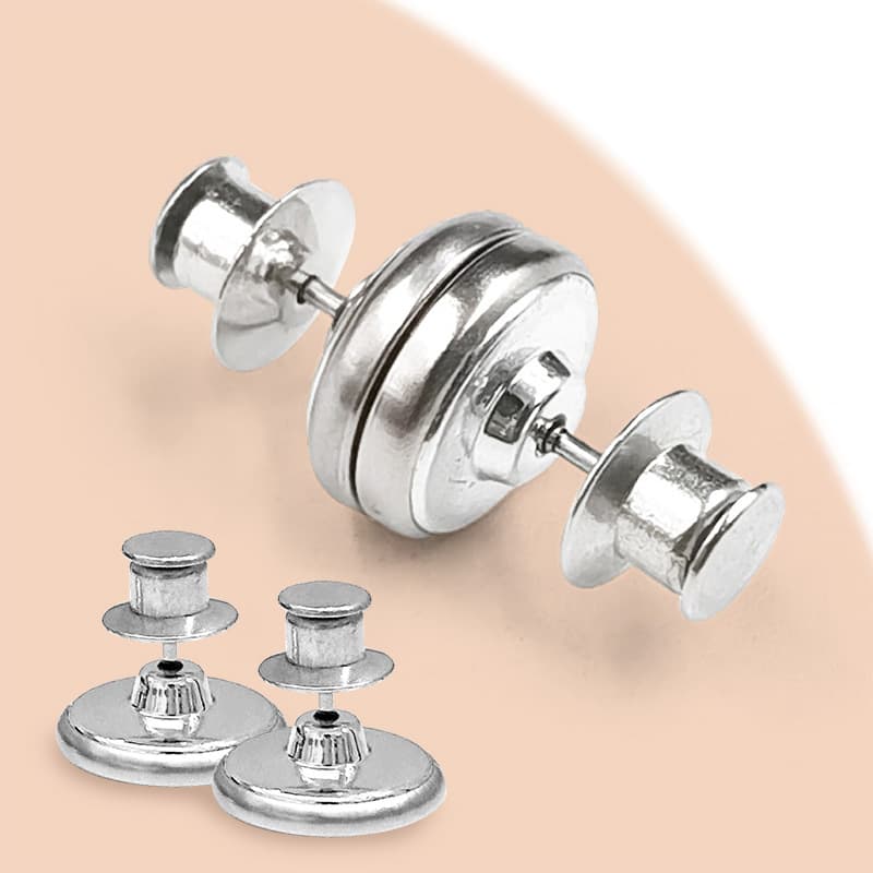 Curtain anti-light leakage magnetic snap fastener, male and female snap fasteners, magnetic fasteners for dormitory bed curtains and shower curtains, no drilling required.