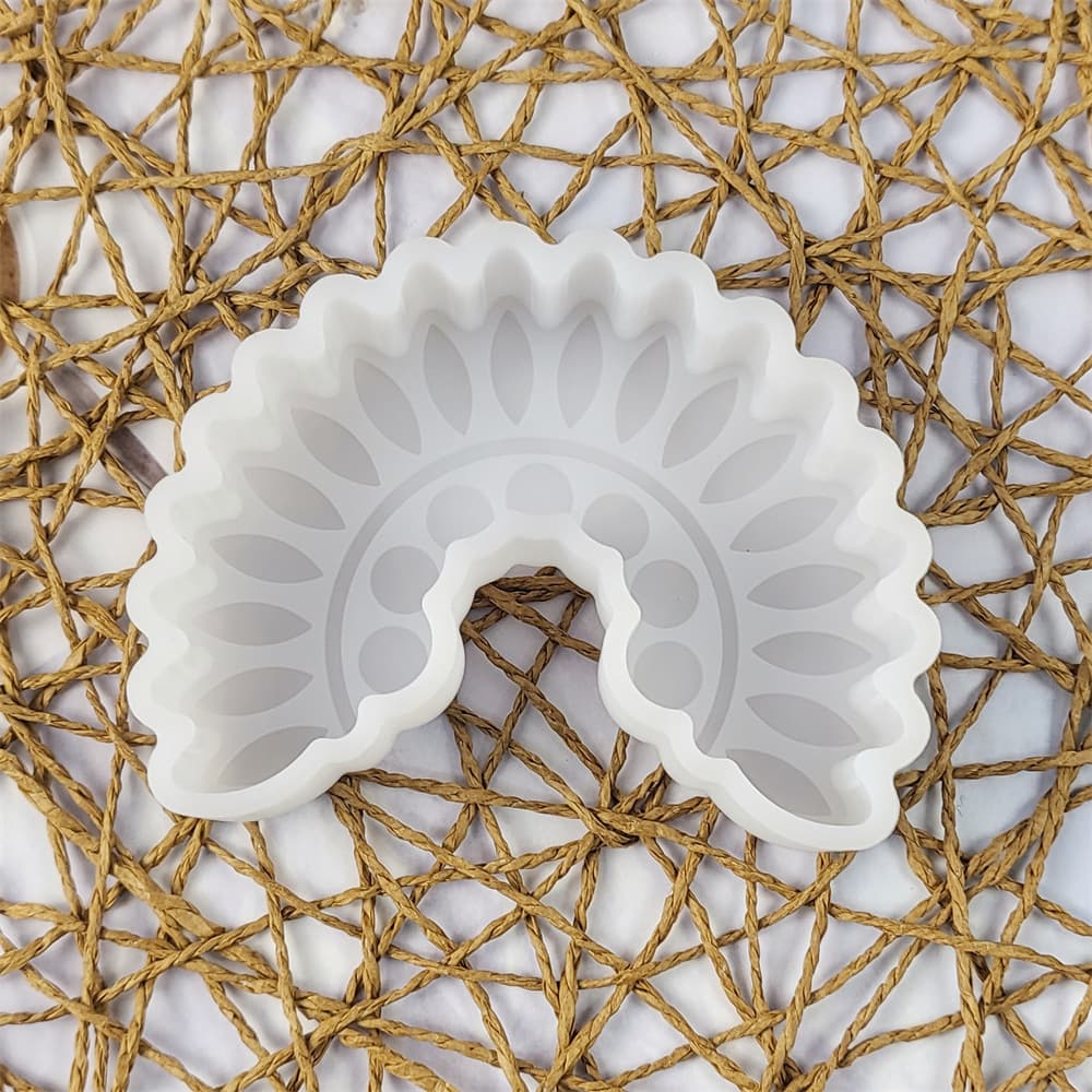 Z0111 Round Chayote Flower Aroma Mold Crystal Epoxy Silicone Mold DIY Decoration Silicone Mold