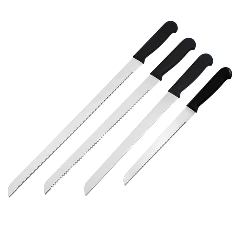 In Stock: Stainless Steel Bread Knife, Serrated Knife, Bread Cutting Knife, Cake Slicer, Sandwich Toast Cutter, Baking Tools