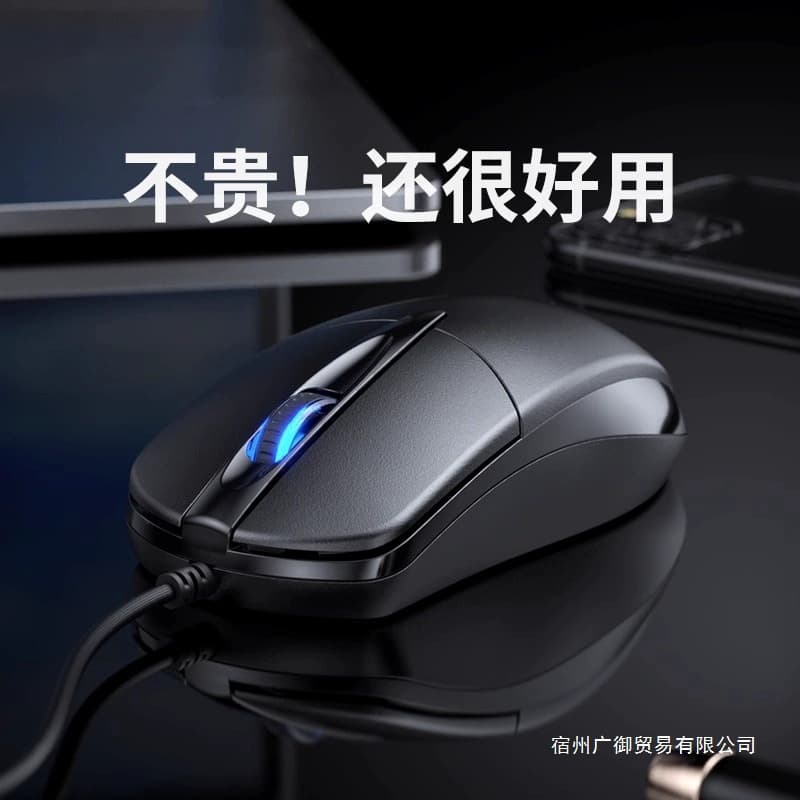 USB Wired Mouse, Office and Home Use, Ultra Silent, Compatible with Lenovo, Asus, Dell Laptops and Desktop Computers, Silent