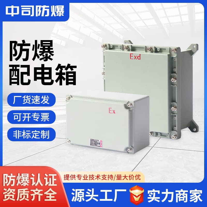 Dust Explosion-Proof Junction Box, Increased Safety Control Box, Terminal Box, Dustproof Cast Aluminum Waterproof Flameproof Lighting Distribution Box, Maintenance