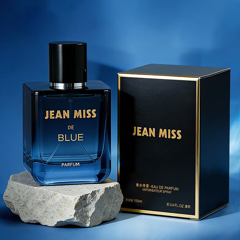 New Perfume Deep Blue Men's Perfume Long Lasting Fragrance Luxury Perfume Cologne Blue Perfume Foreign Trade Cross-border Live Streaming