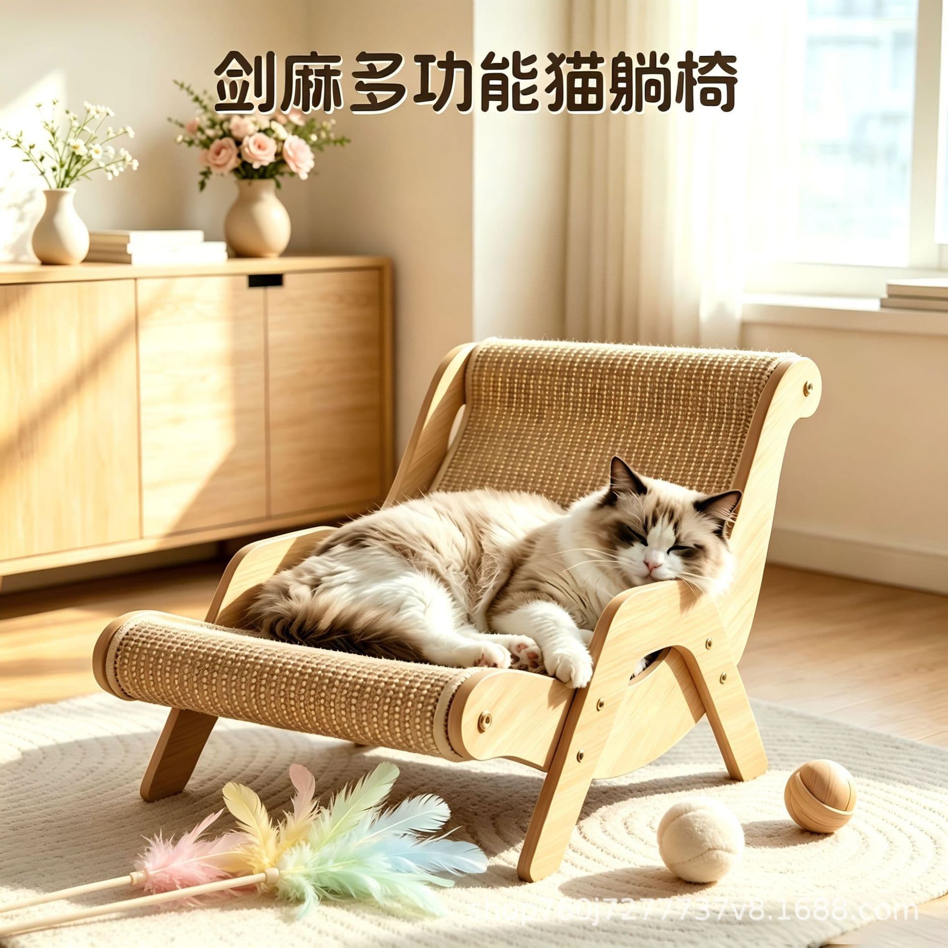 It is not easy for cat manufacturers to use cat toys, cat nests, cat paw boards, cat scratching boards, sofa wear-resistant crumbs, recliners to fall off the bed