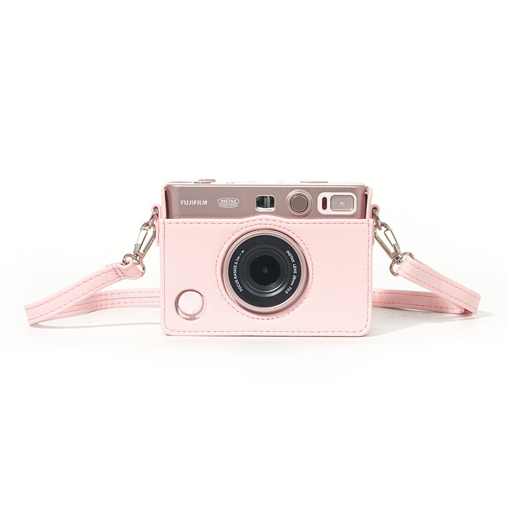 New Instax mini EVO Sakura Pink Camera Case, Digital Camera Fit Storage Protective Case, Crossbody Bag