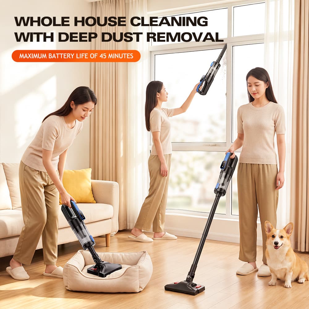 Amazon Car Vacuum Cleaner Super Strong Suction Car Use Household Handheld Small Car Wireless Vacuum Cleaner