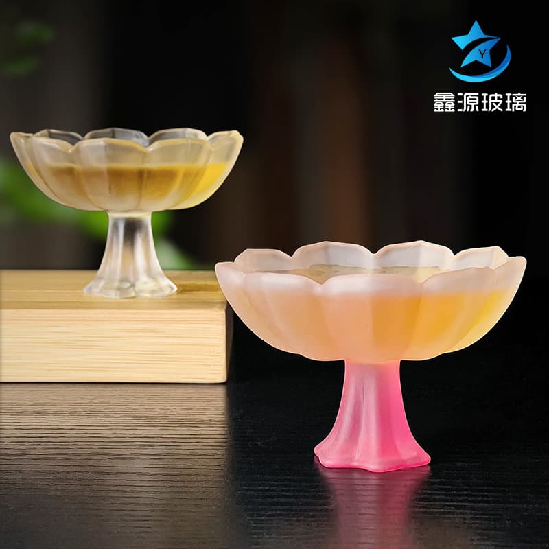 Patent | Glazed Lotus High-Foot Tea Cup, Master Cup, Sipping Cup, Tea Bowl, Stem Cup, Song Dynasty Revival