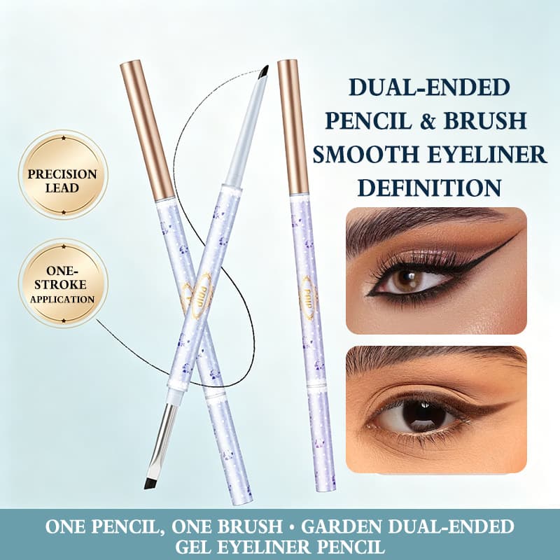 Cross-border PAIP Garden double-ended eyeliner gel pen, waterproof, non-smudged, slim, long-lasting, smooth and easy to color eyeliner gel pen