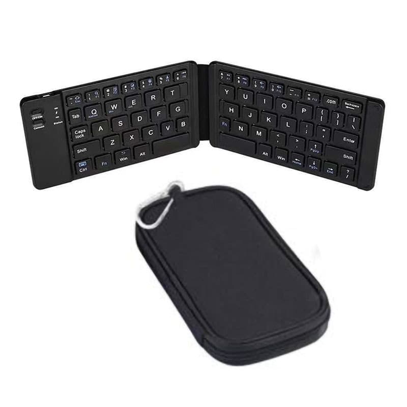 New Bluetooth Foldable Keyboard Lightweight Portable Keyboard Stylish Foldable Keyboard