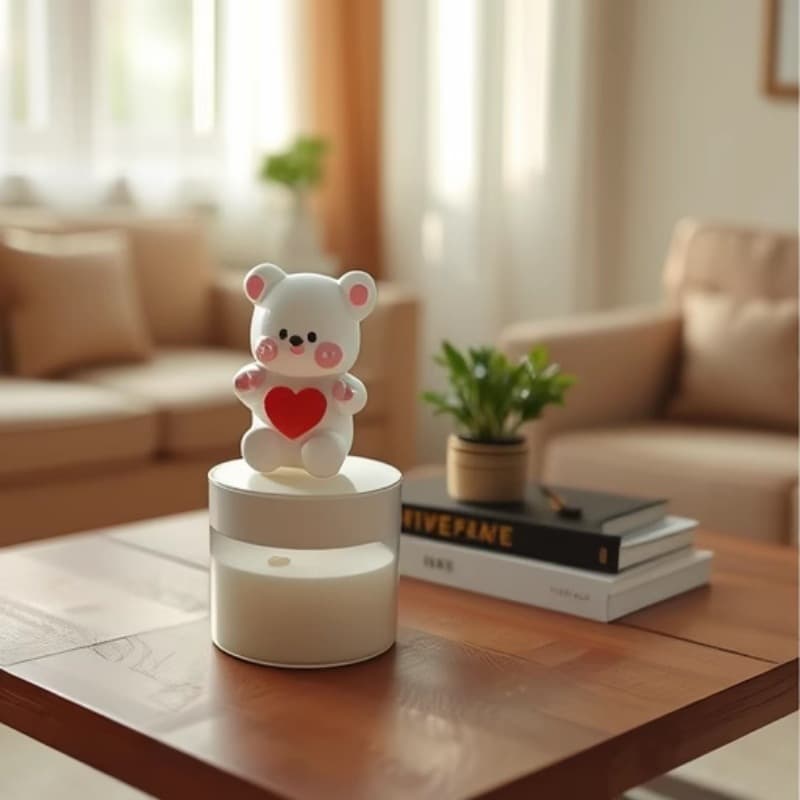 Rabbit Cake Decoration Mold Couple Confession Car Aroma Plaster DIY Dessert Cake Mold Baking Mold