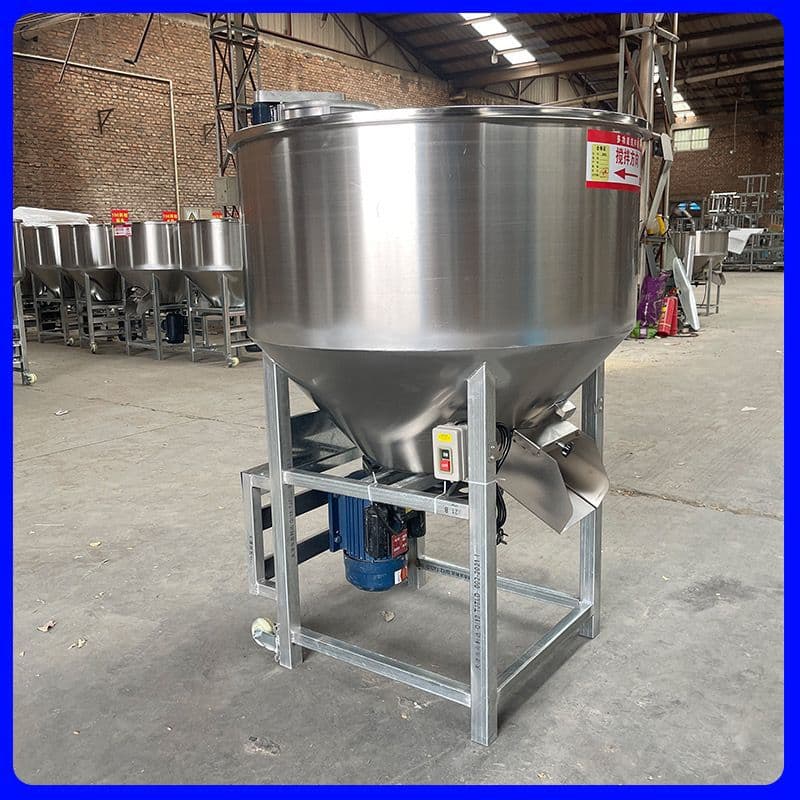 Thickened feed mixer for small and large farms, medication mixing equipment, fertilizer seed coating machine, pellet mixing machine
