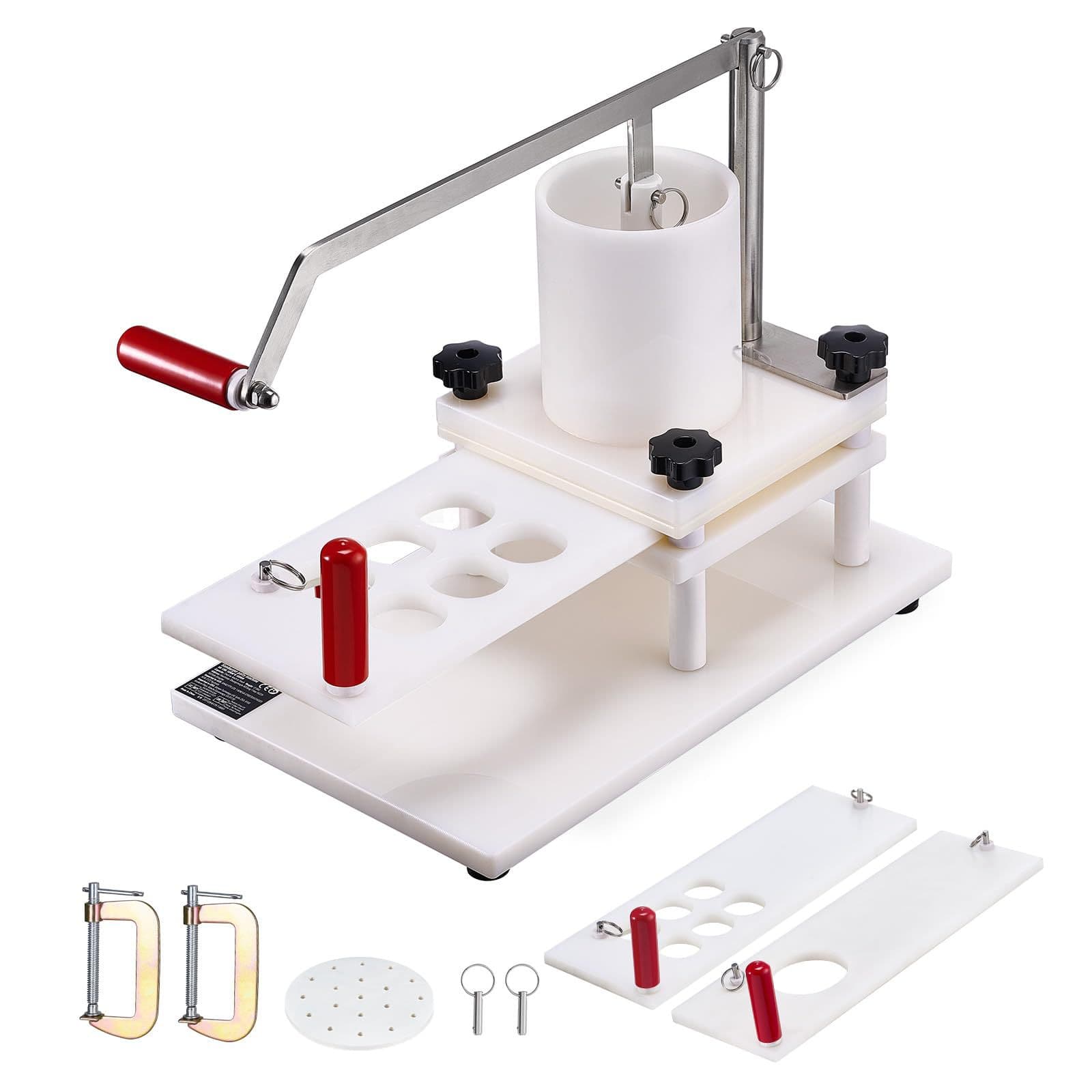 Commercial Hamburger Patty Maker, 3 Convertible Molds (2/4/5 Inch) Manual Beef Patty Maker