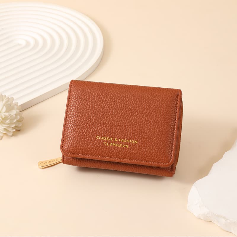 Cross-Border Fashion Women's 70% Off Wallet Short Style Multi-Functional Multi-Card Slot Zipper Coin Purse Manufacturer In Stock